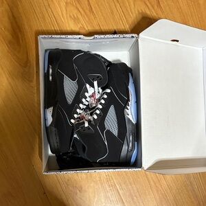 Black and Gray Jordan 5